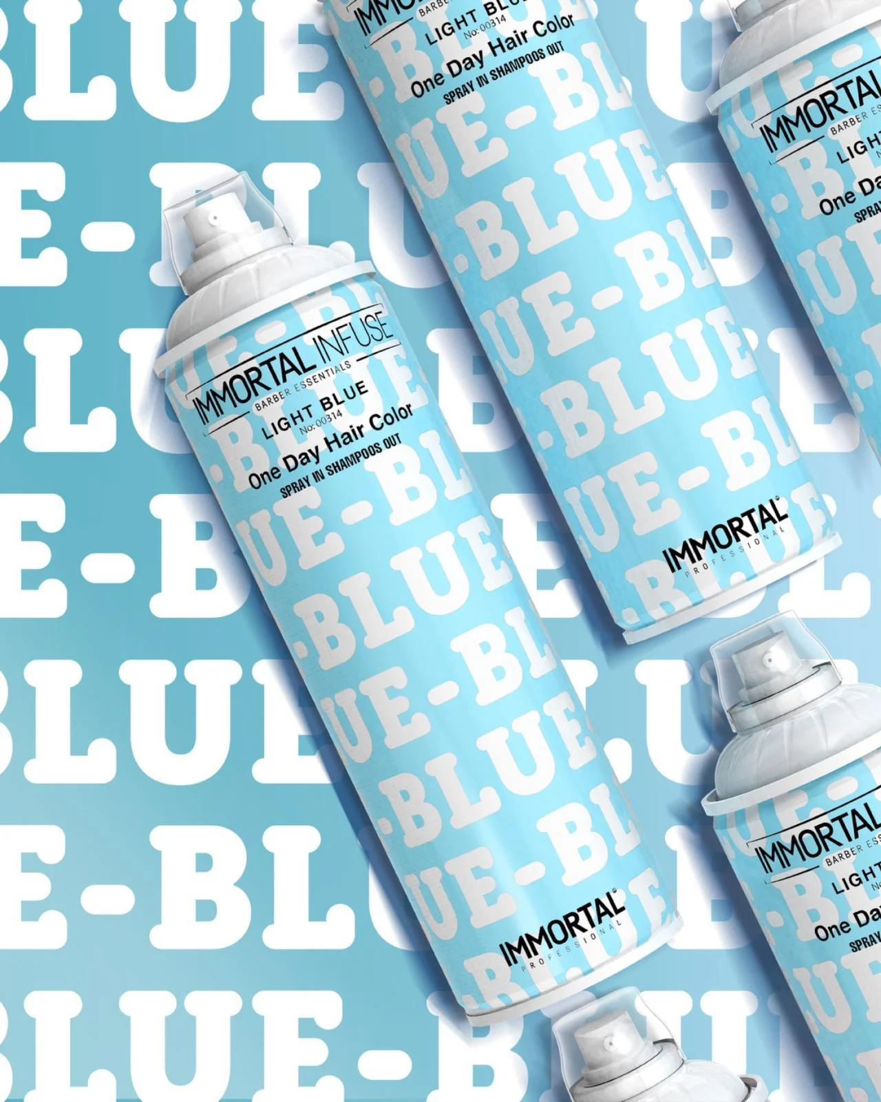 Blue Temporary Tinting Spray - Image 4