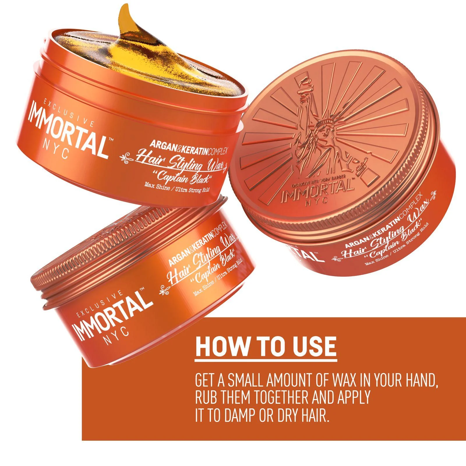 ''Captain Black'' Hair Styling Wax - Image 6