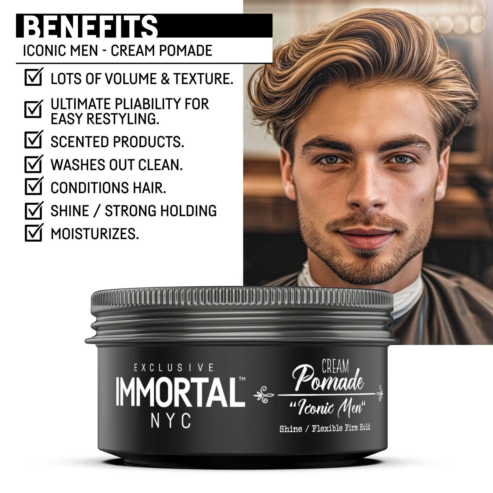 "Iconic Man" - Cream Pomade - Image 8