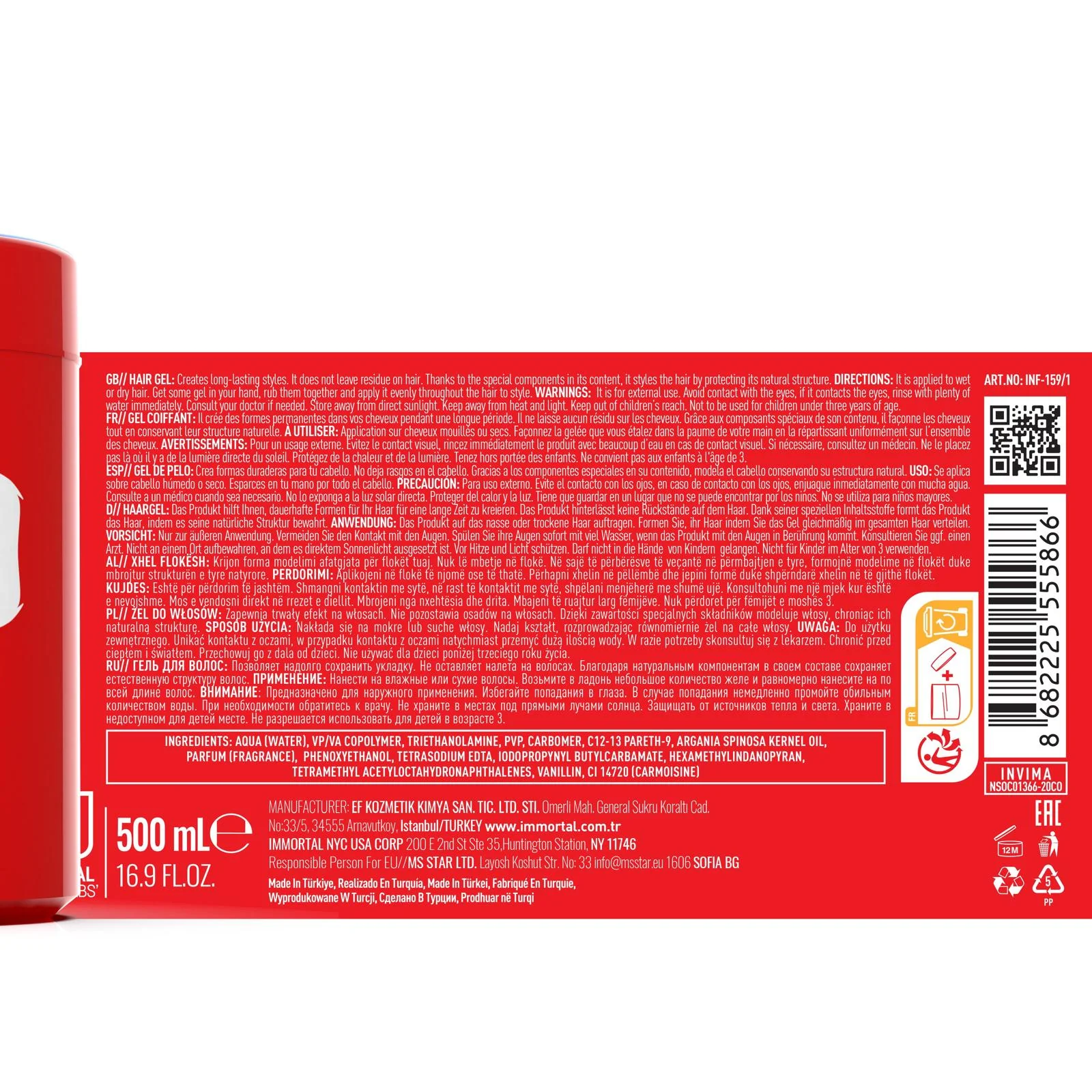Mega Fixation Styling Gel - Image 4