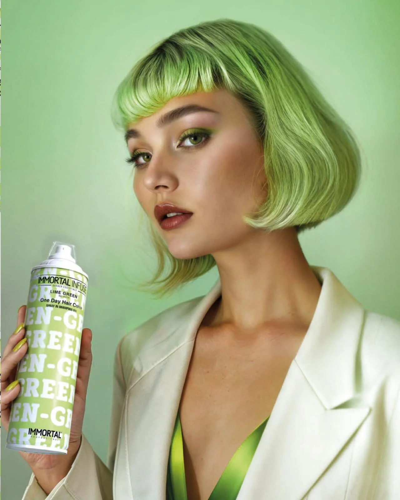 Lime Green Temporary Tinting Spray