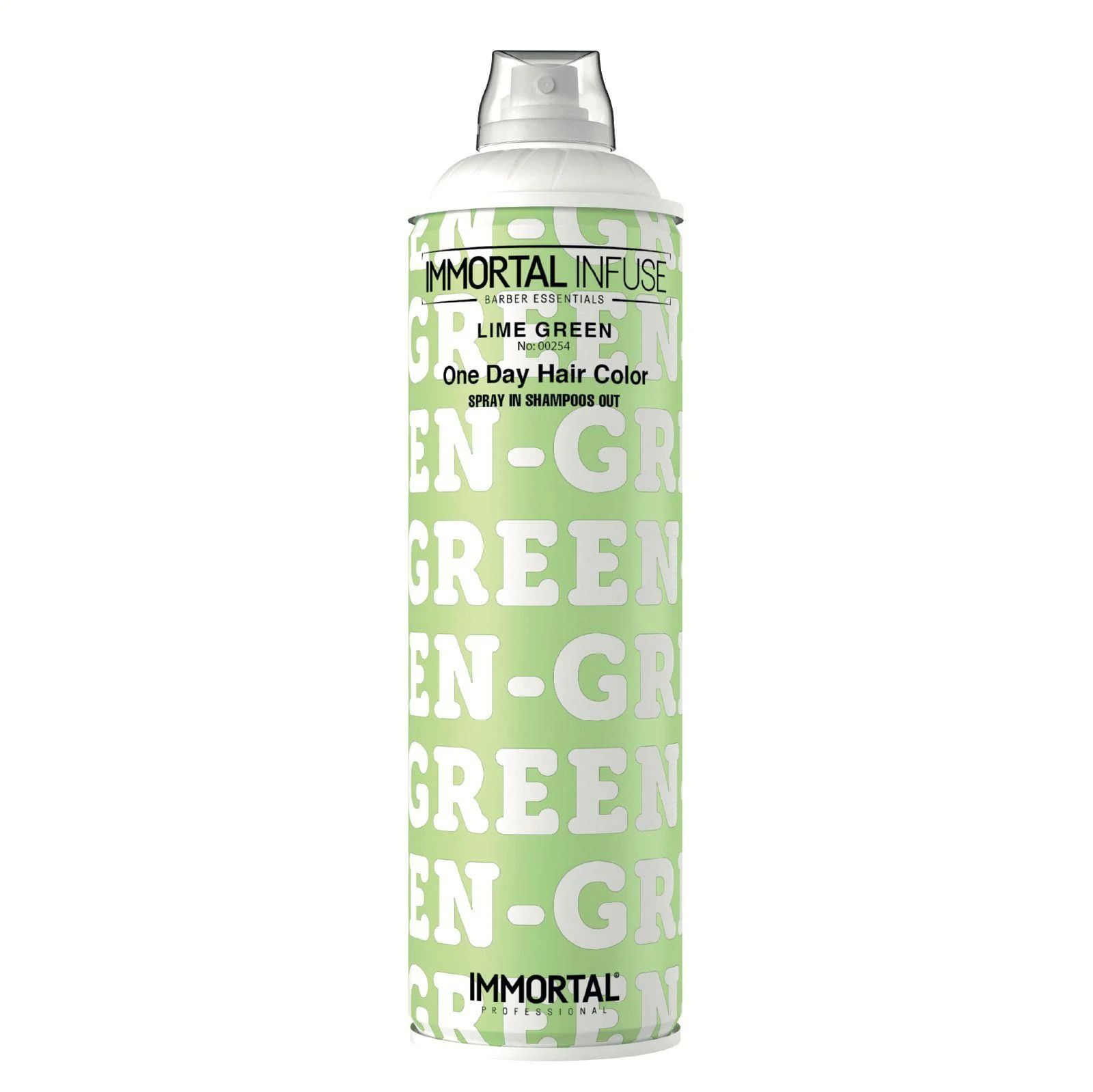 Lime Green Temporary Tinting Spray - Image 2