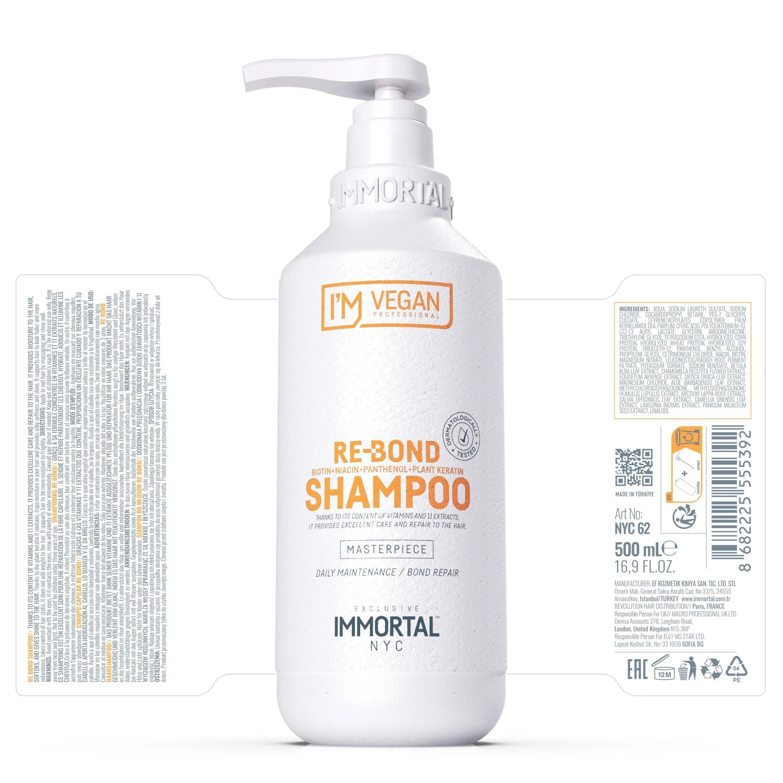 Vegan Shampoo (250 or 500 ML) - Image 9