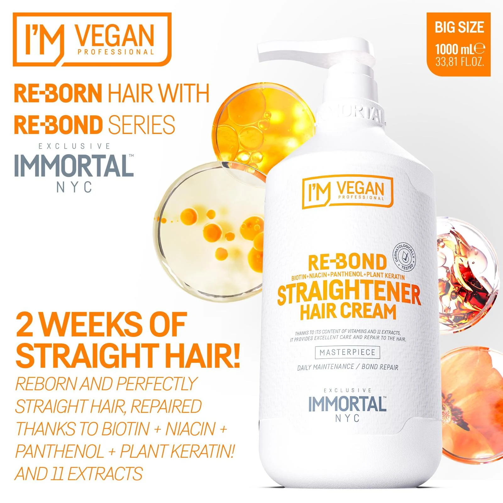 Vegan Shampoo Straightener Cream - Image 3