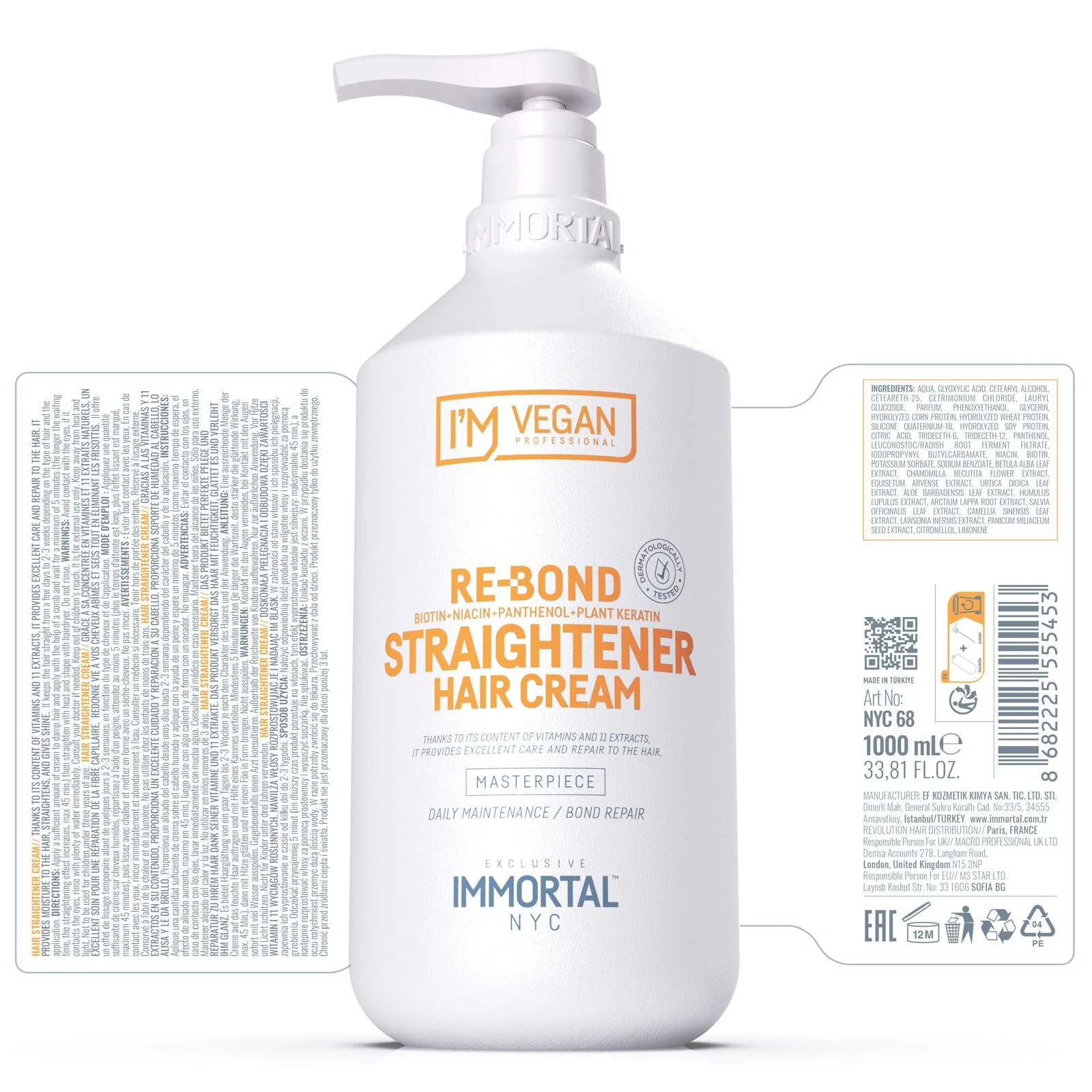 Vegan Shampoo Straightener Cream - Image 4