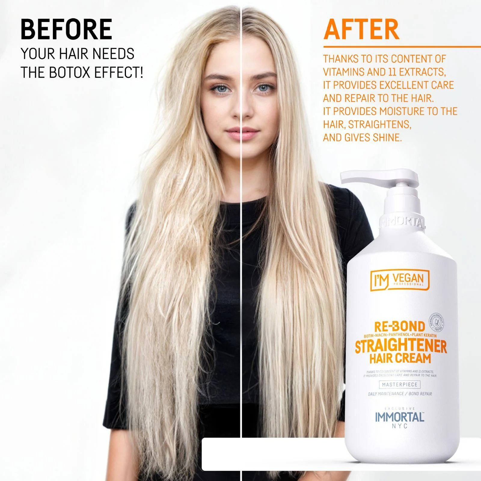 Vegan Shampoo Straightener Cream - Image 6