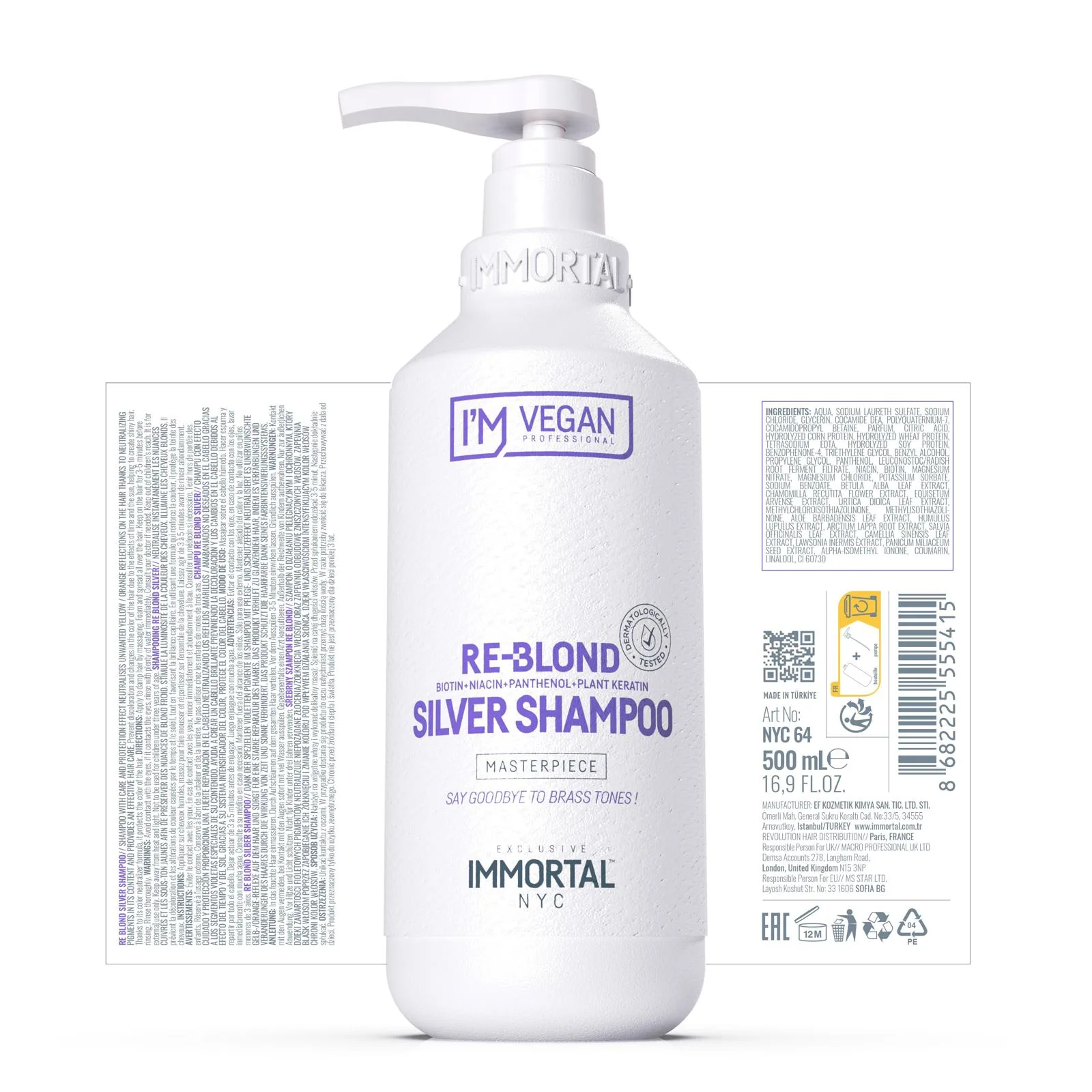 Vegan Silver Shampoo (500 ML) - Image 2