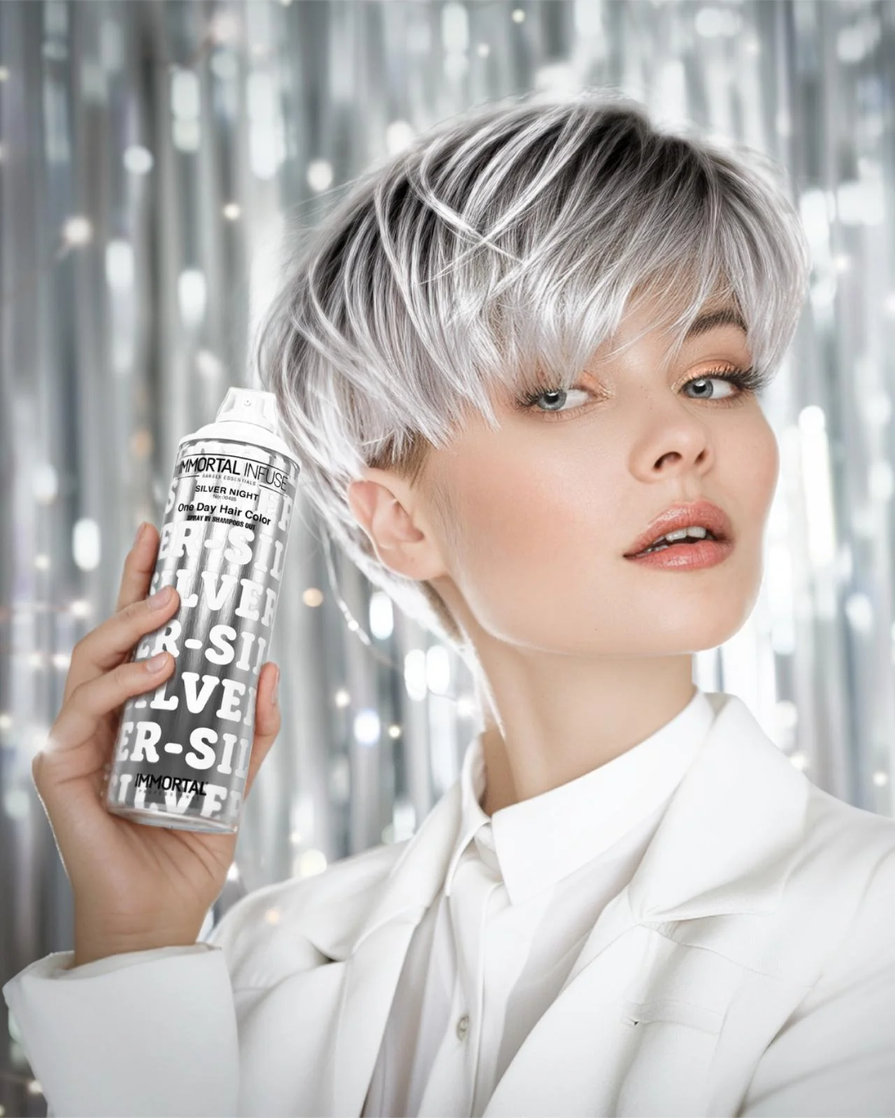 Silver Temporary Tinting Spray